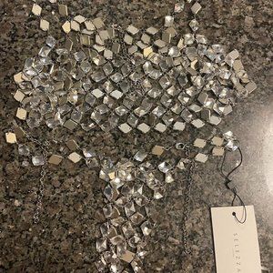 Selezza Crystal Top And G String (with Tags)